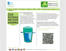 Tablet Screenshot of ecowa.sk